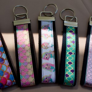 Mermaid Fob Wristlets