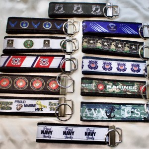 1H Armed Forces Fob Wristlets