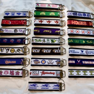 1V Virginia Colleges Fob Wristlets