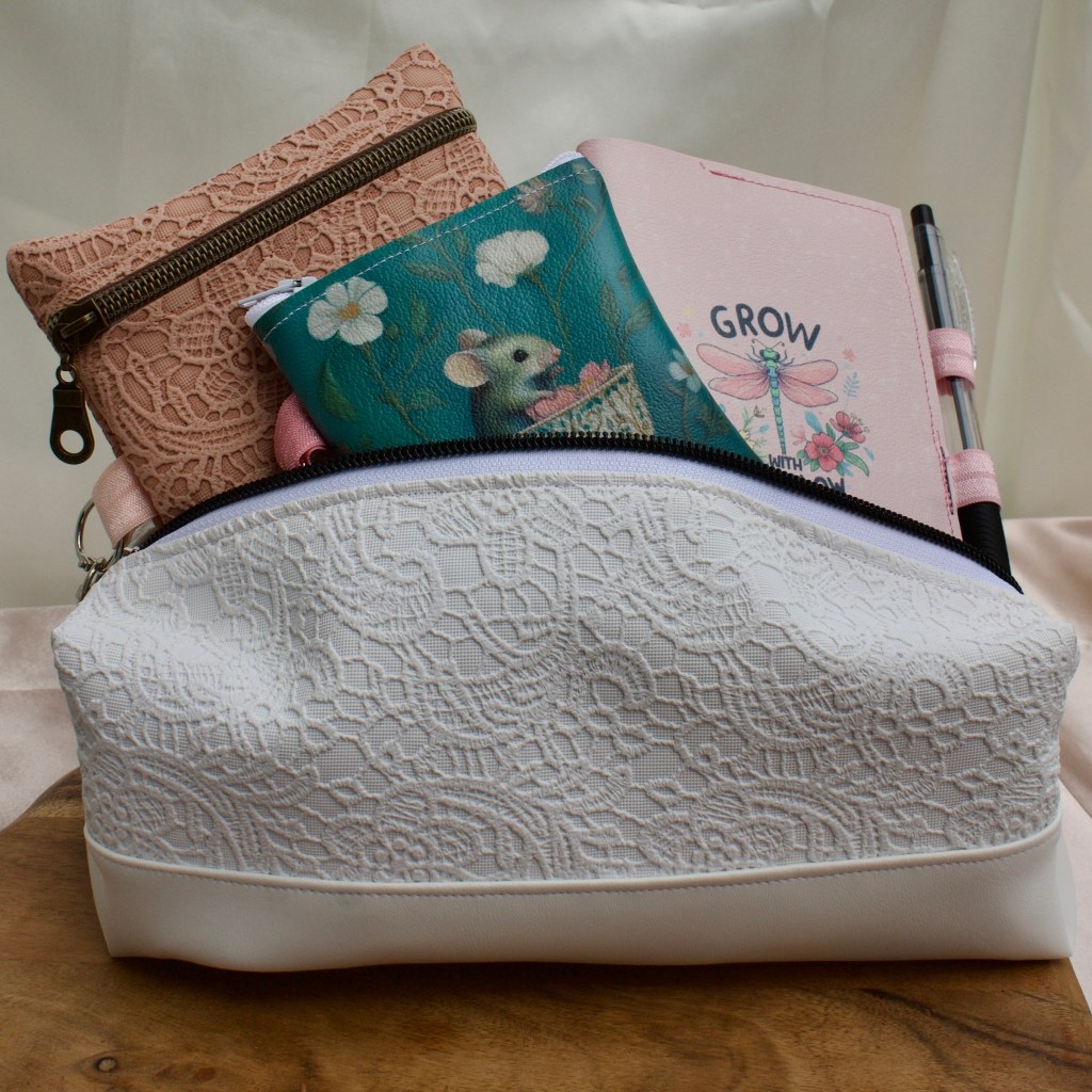 Travel Lace Collection/Notebook Cover/Chapstick Holder