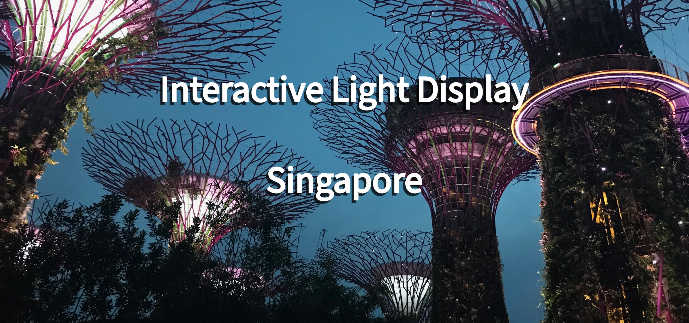 Wordless Wednesday ~ Interactive Light Display Singapore