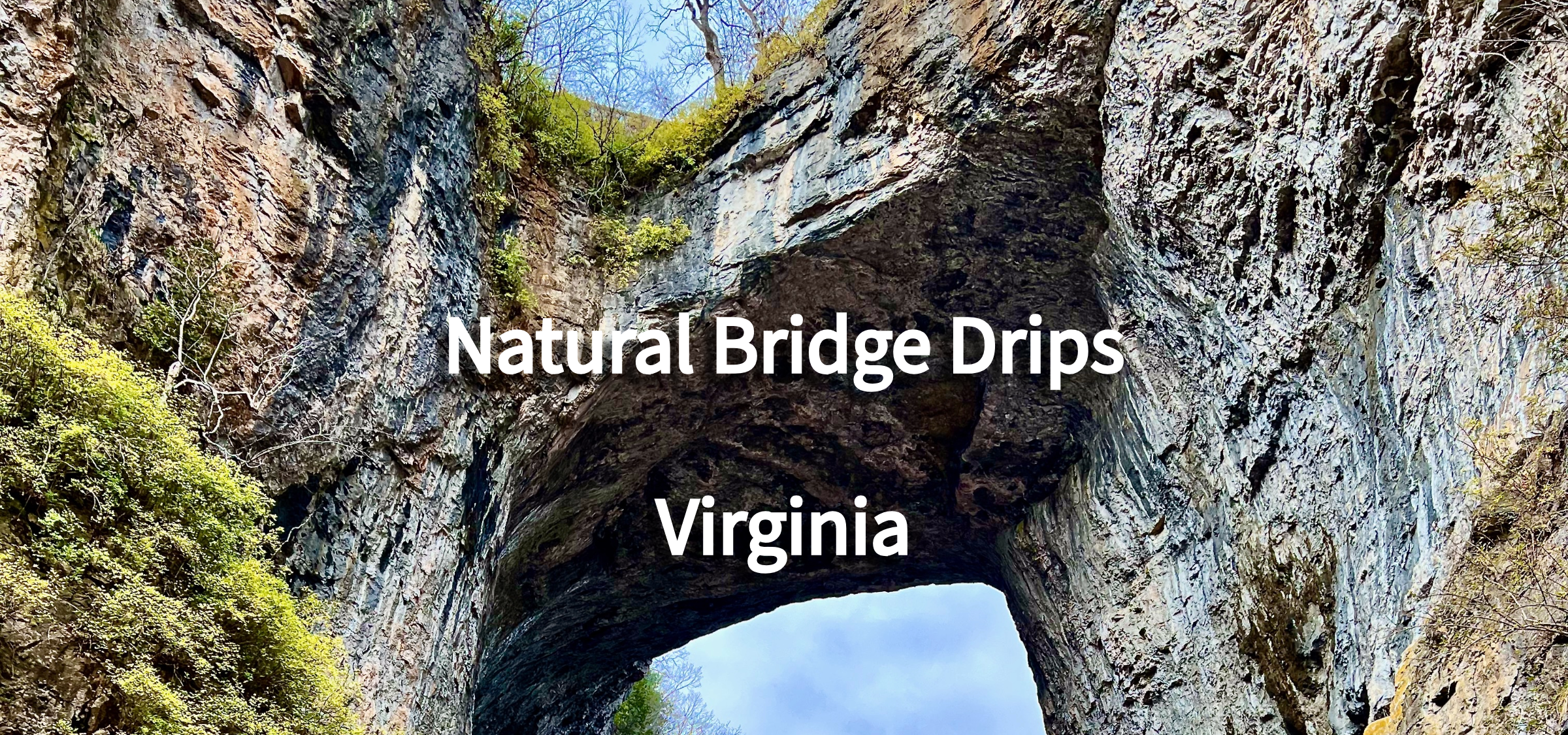 Wordless Wednesday ~ Natural Bridge Drips, Virginia