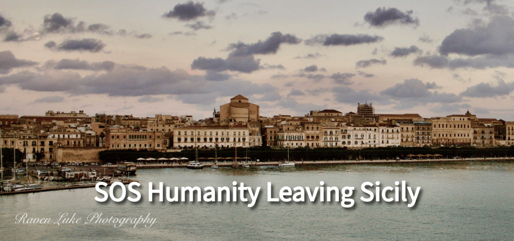 Wordless Wednesday ~ SOS Humanity Leaving Sicily