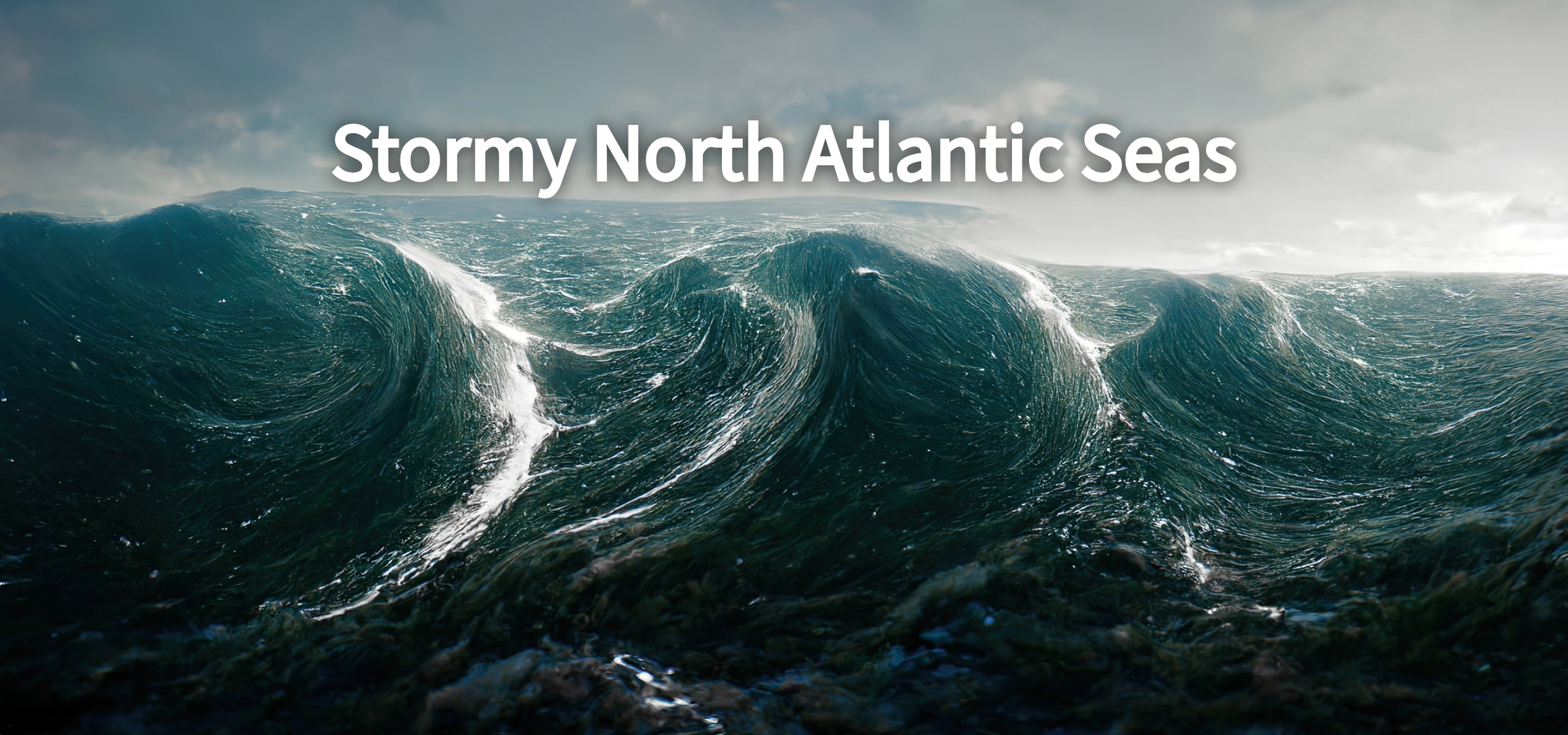 Wordless Wednesday ~ Stormy North Atlantic Seas