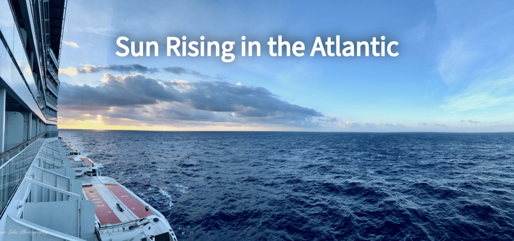 Wordless Wednesday ~ Sun Rising in the Atlantic 