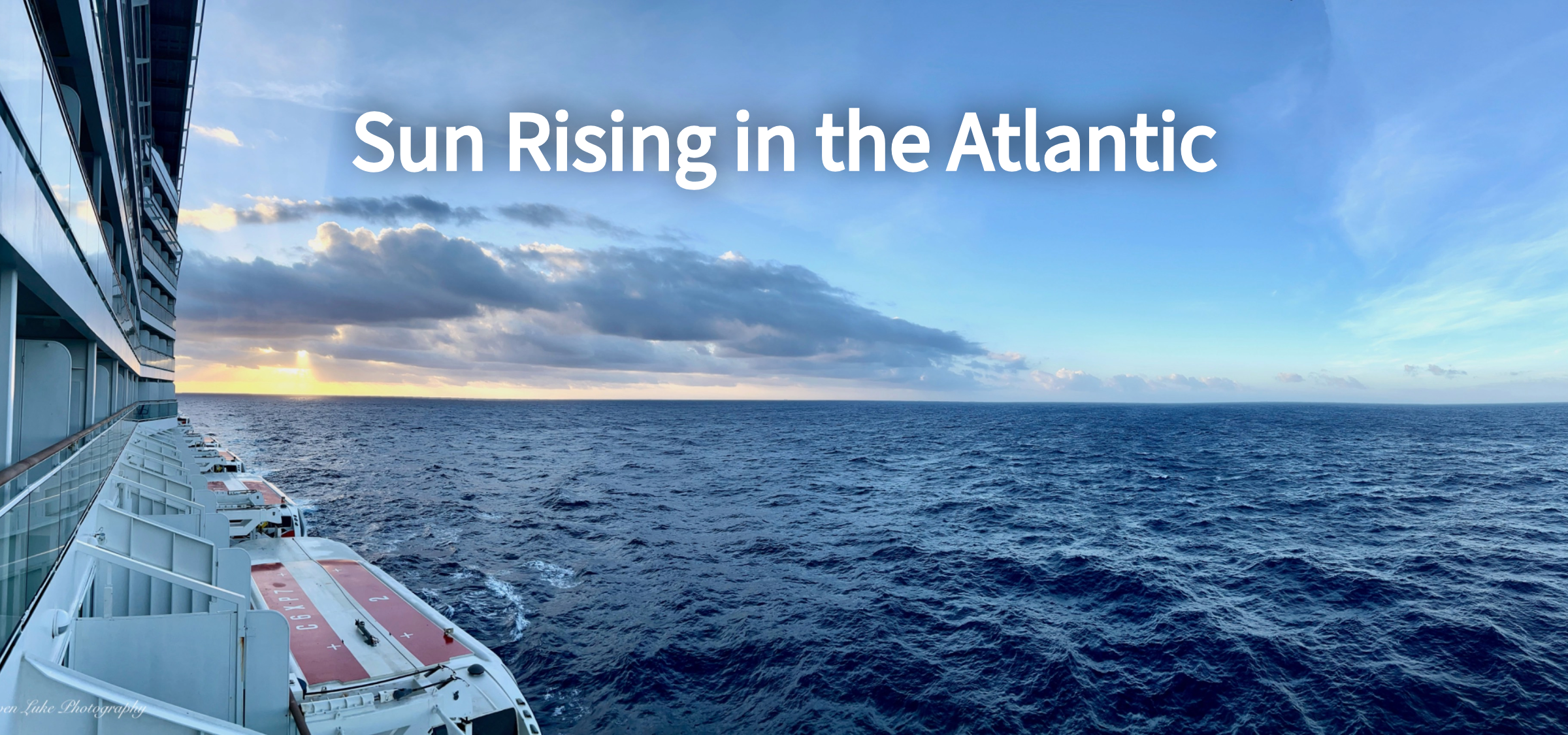 Wordless Wednesday ~ Sun Rising in the Atlantic 
