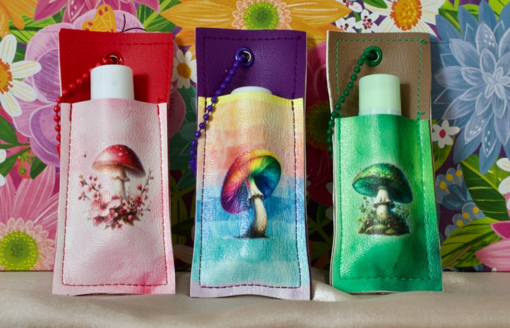 Mushroom Chapstick Holders