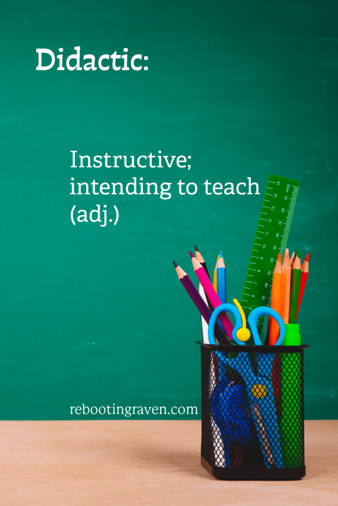 Fun Word Friday: Diactic