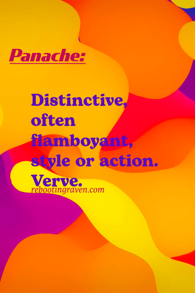 Fun Word Friday: Panache