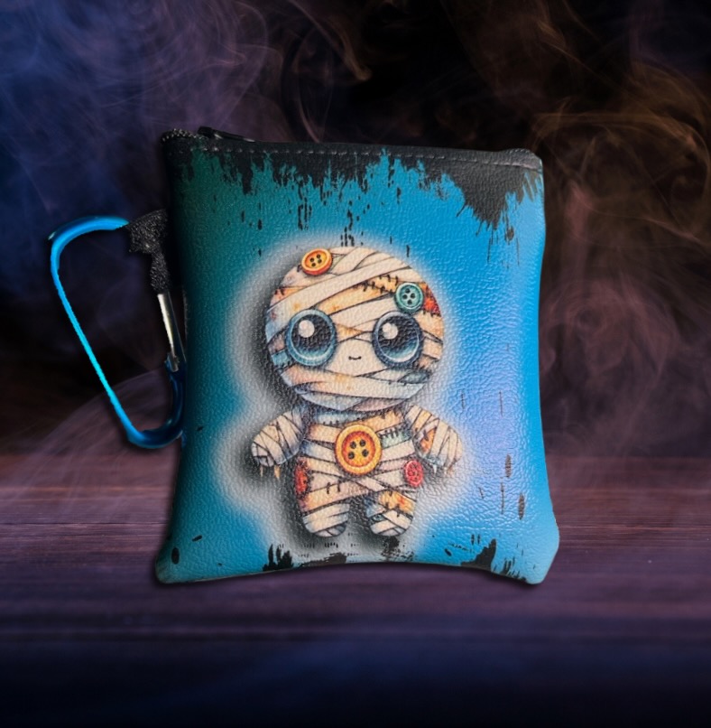 Little Mummy Vinyl Pouch with Carabiner