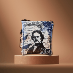 POE-tic Raven Vinyl Pouch with Lobster Clasp