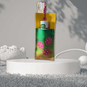 Pink PickleBalls Chapstick Holder