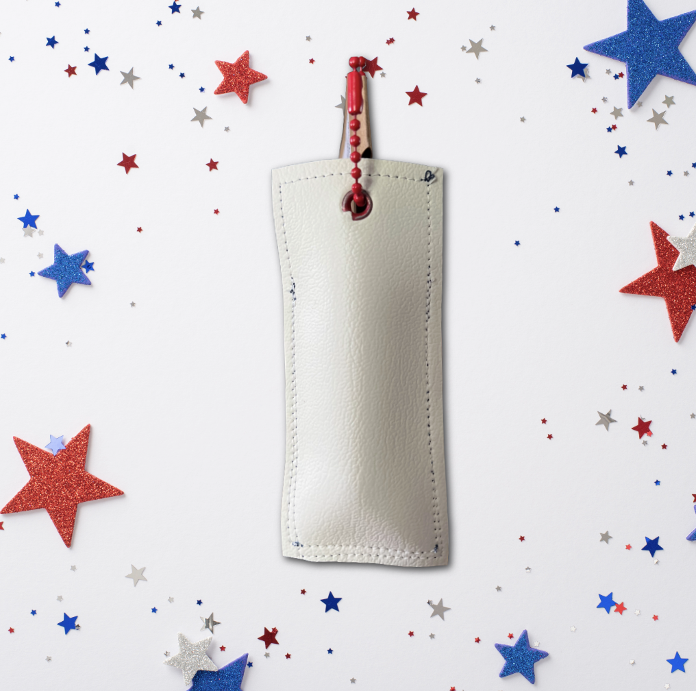 Patriotic Bear Chapstick Holder