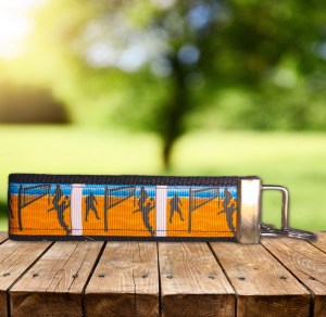 Beach Volleyball Summer Fob Wristlet
