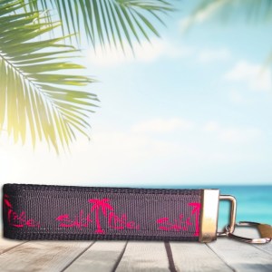 Pink Salt Life Summer Fob Wristlet