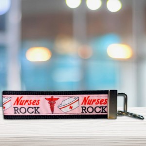 Nurses Rock Career Fob Wristlet