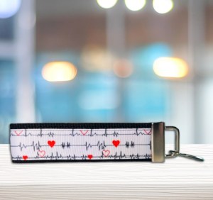 Medical EKG Career Fob Wristlet