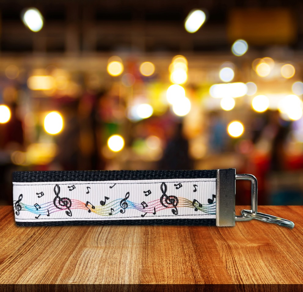 Musical Art Fob Wristlet
