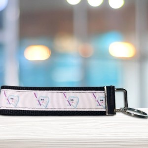 Cartoon Toothbrush Fob Wristlet