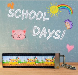 School Bus Career Fob Wristlet