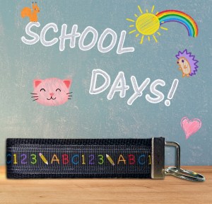 Rainbow Alphabet Career Fob Wristlet