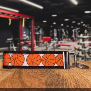 Basketball Sport Fob Wristlet