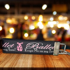 Ballerina Dance Fob Wristlet